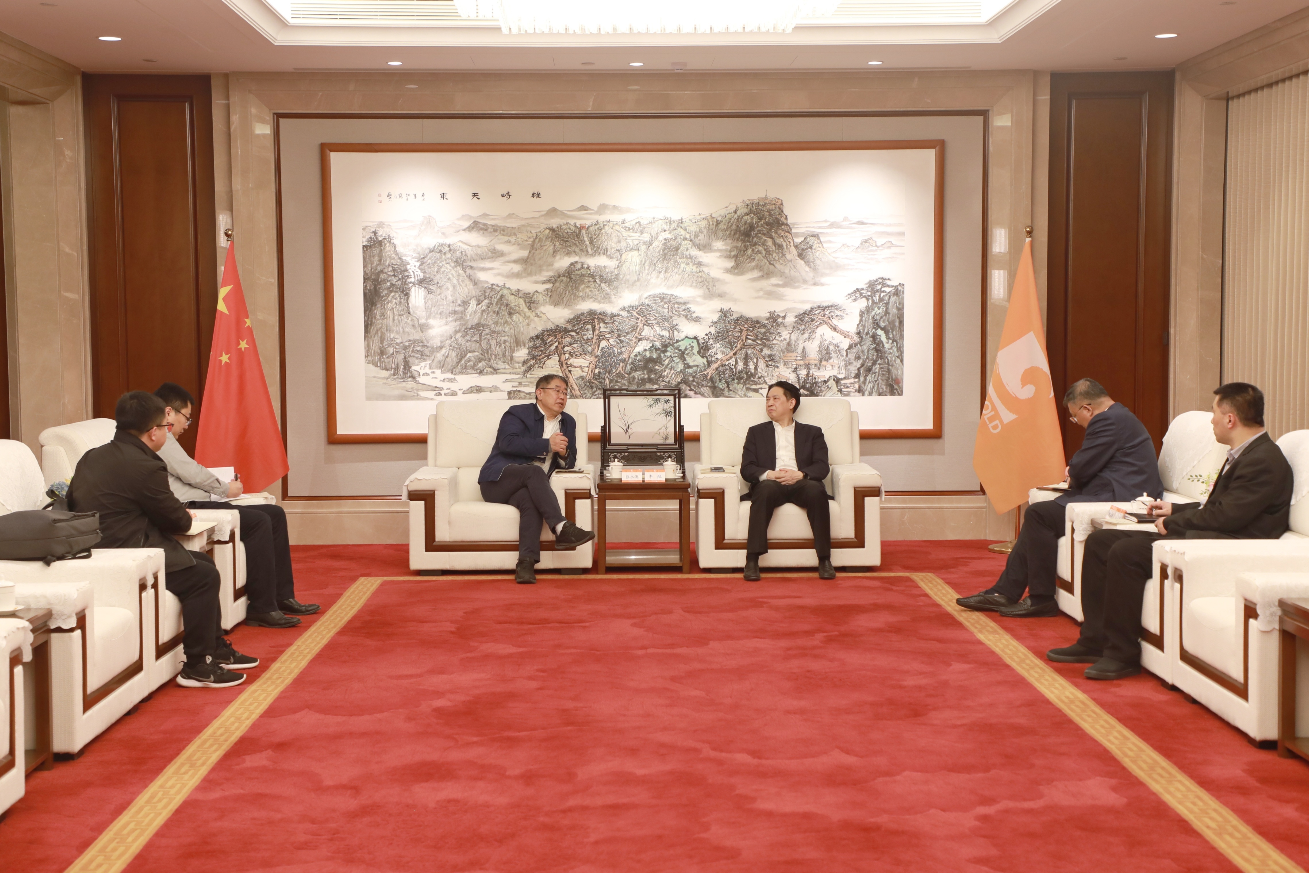 李航会见中国永利协会党委书记、副会长兼秘书长张永涛一行